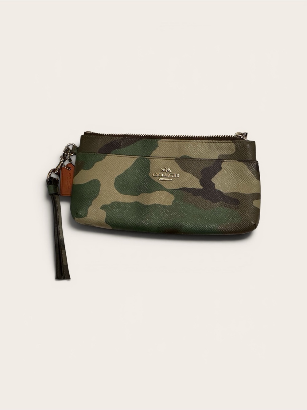 Coach - Camo Wristlet 2014 Front Slip Pocket - EUC